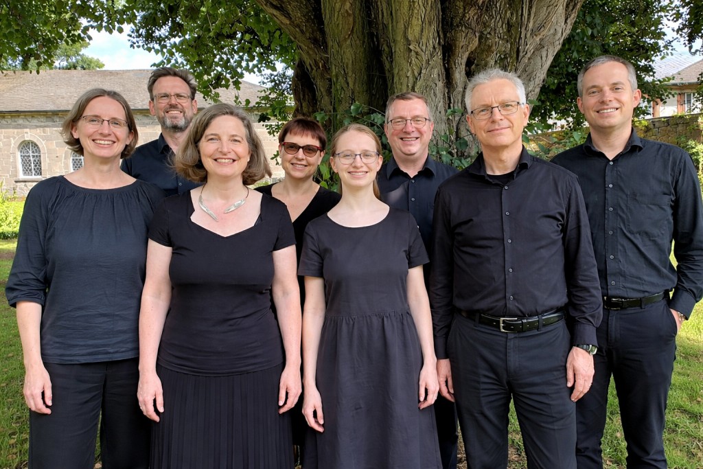 Gruppenbild des Vokalensemble ContraPunkt.